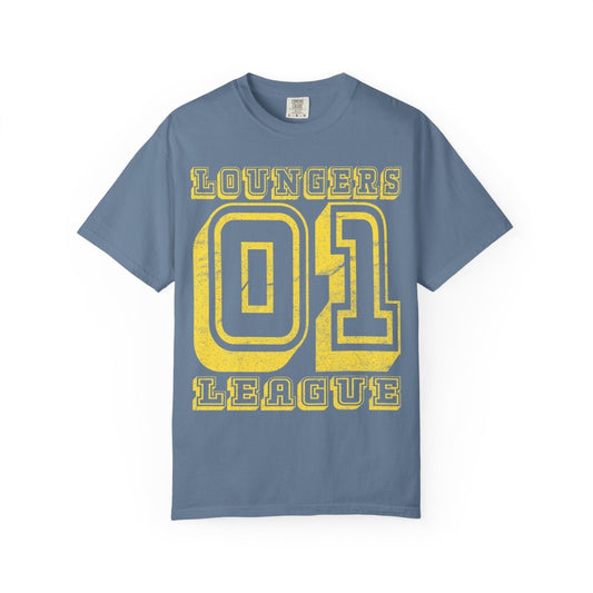 Loungers League 1 Comfort Colors Relaxed Fit Heavy Soft Tee, Weekend, Relaxation, Staycation, Time Off Shirt
