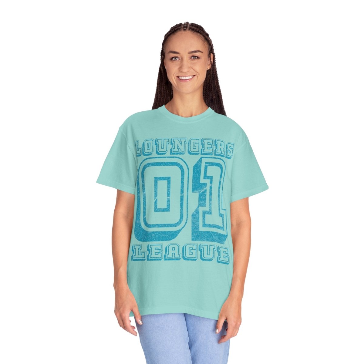 Loungers League 1 Comfort Colors Relaxed Fit Heavy Soft Tee, Weekend, Relaxation, Staycation, Time Off Shirt
