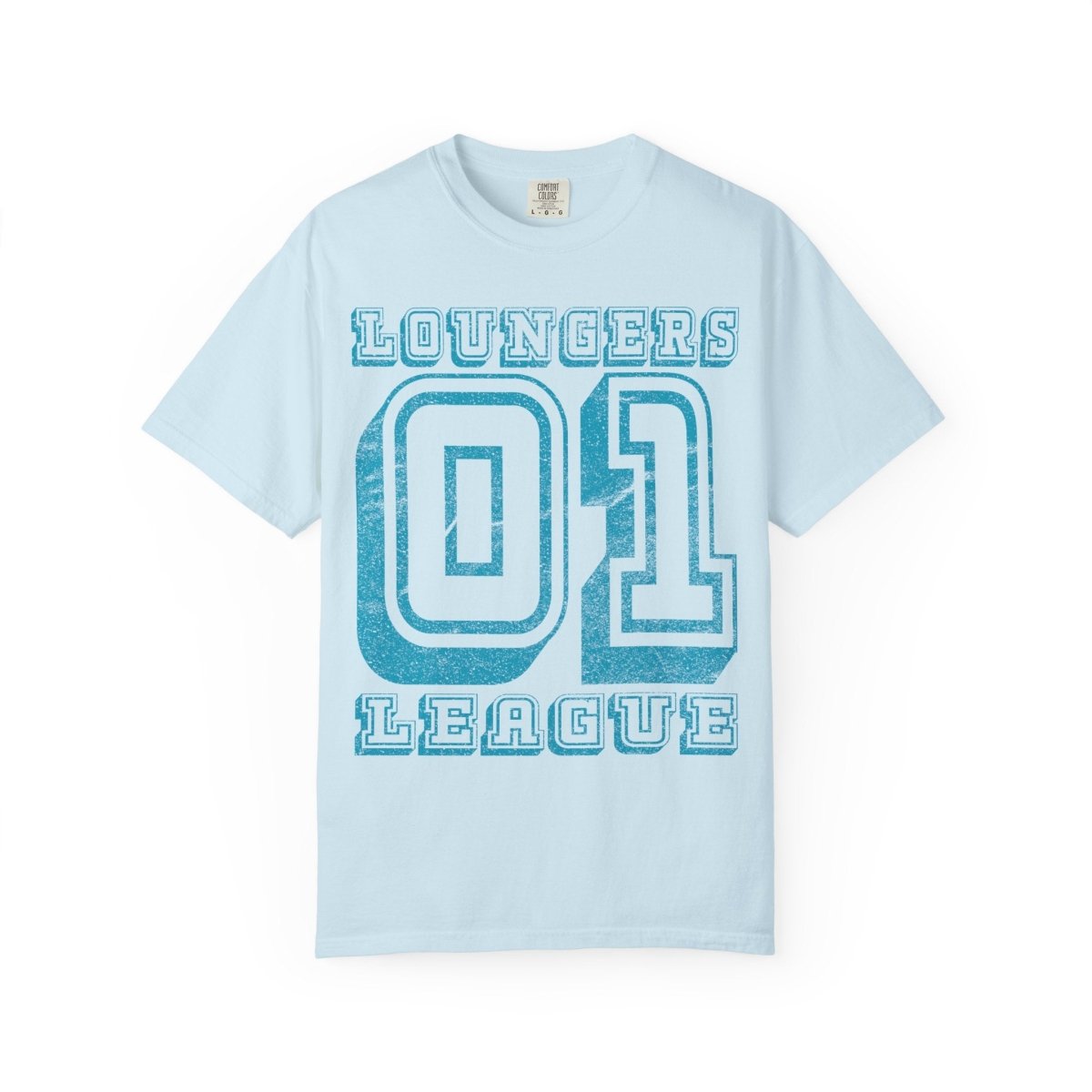Loungers League 1 Comfort Colors Relaxed Fit Heavy Soft Tee, Weekend, Relaxation, Staycation, Time Off Shirt