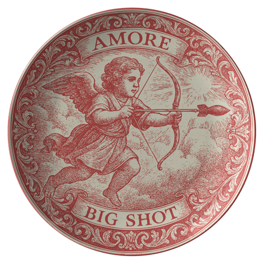 Love Gift Cupid Custom for Them from Amor Plate for Fun Meals and Decor