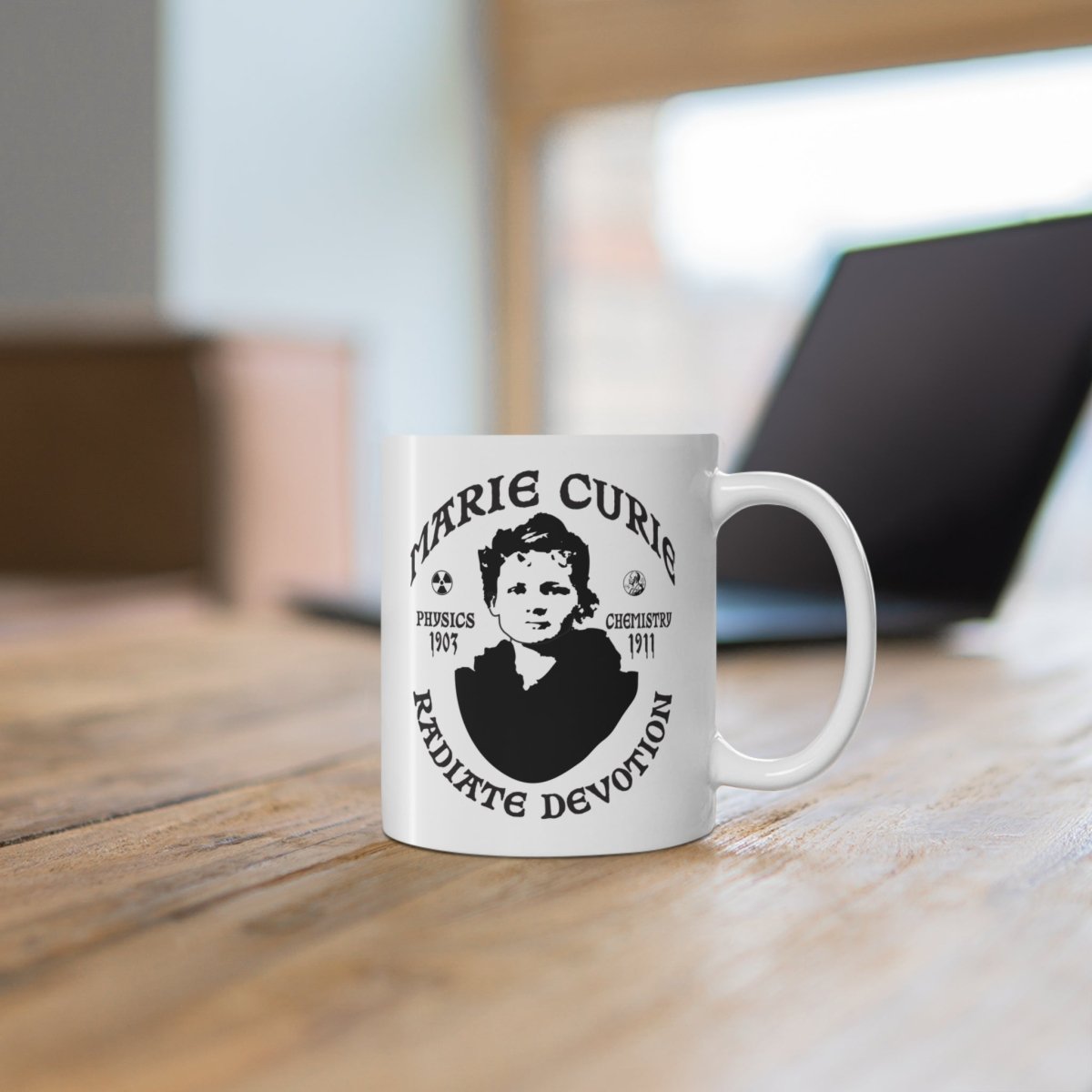 Marie Curie Radiate Devotion STEM Inspiration Heroine Classic Mug