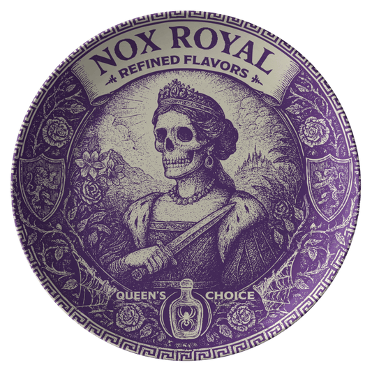 Meal Wish Woman Gift Poison Plate Queen's Choice from Nox Royal Refined Flavors, 1 or Sets of 2, 4, Fun Food and Decor