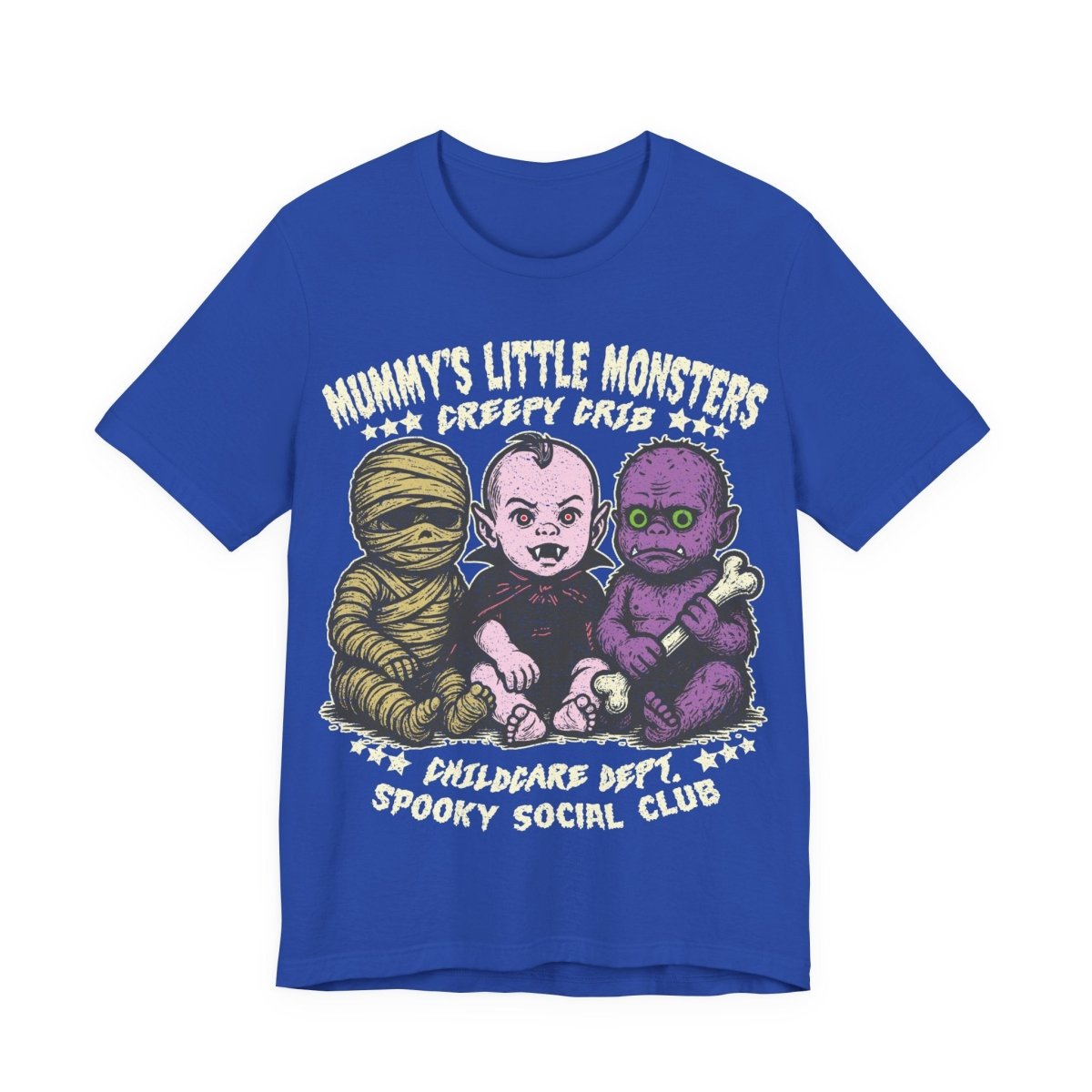 Monster Babies Funny Premium T-Shirt, Halloween Summerween Scary Spooky Childcare