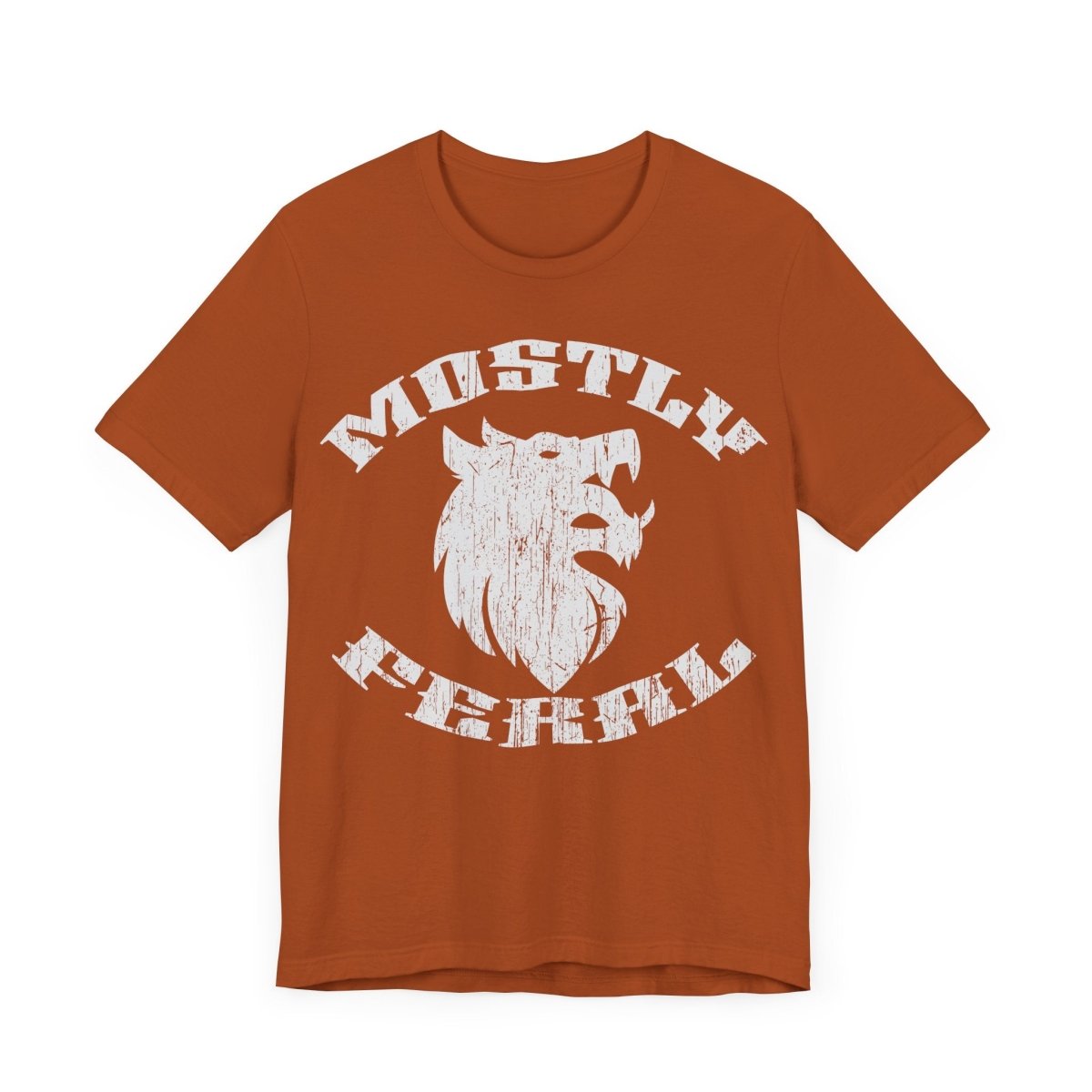 Mostly Feral Premium T-Shirt, Wolf, Wild, Outdoors Gift