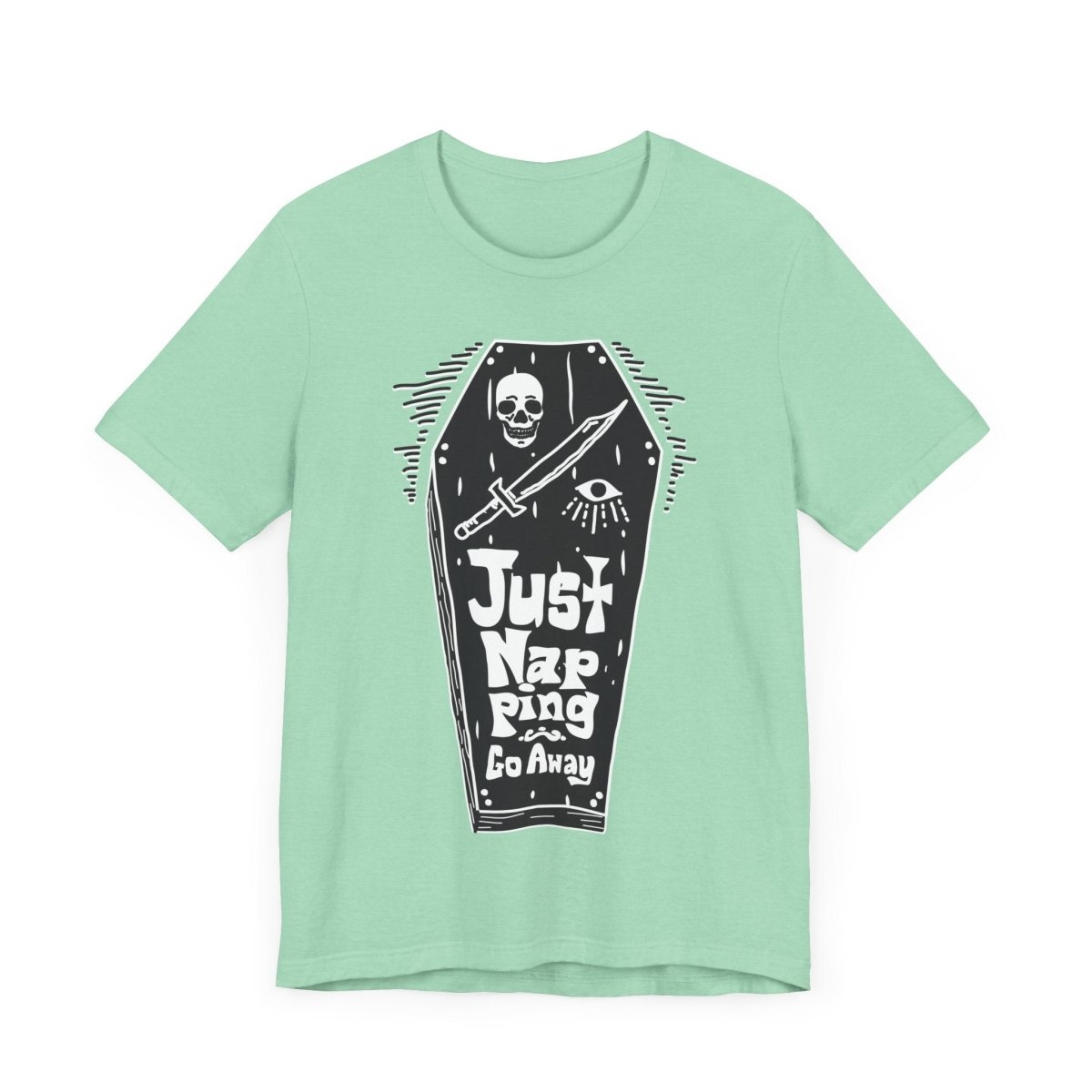 Napping Coffin Premium T-Shirt, Funny Gothic Gift