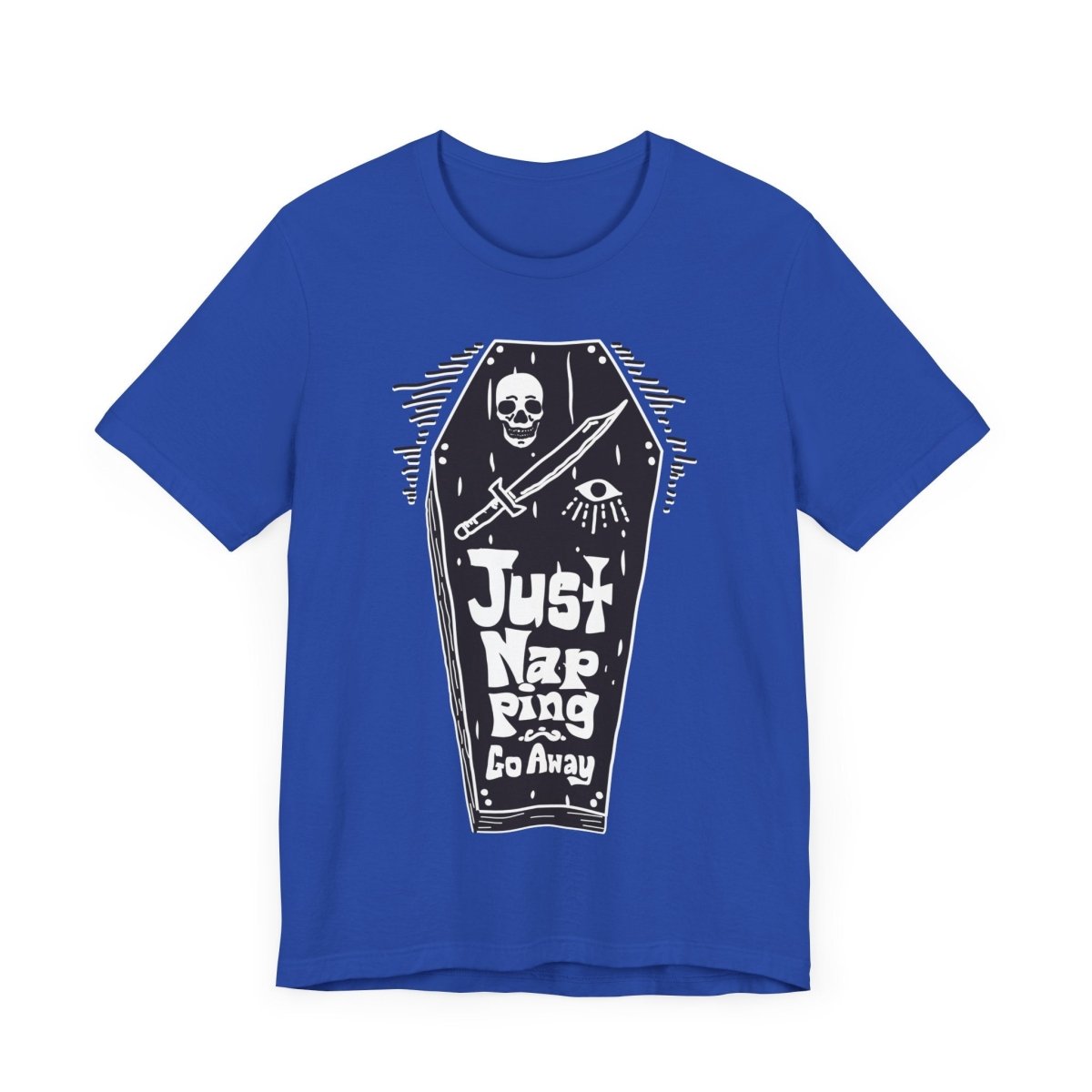 Napping Coffin Premium T-Shirt, Funny Gothic Gift