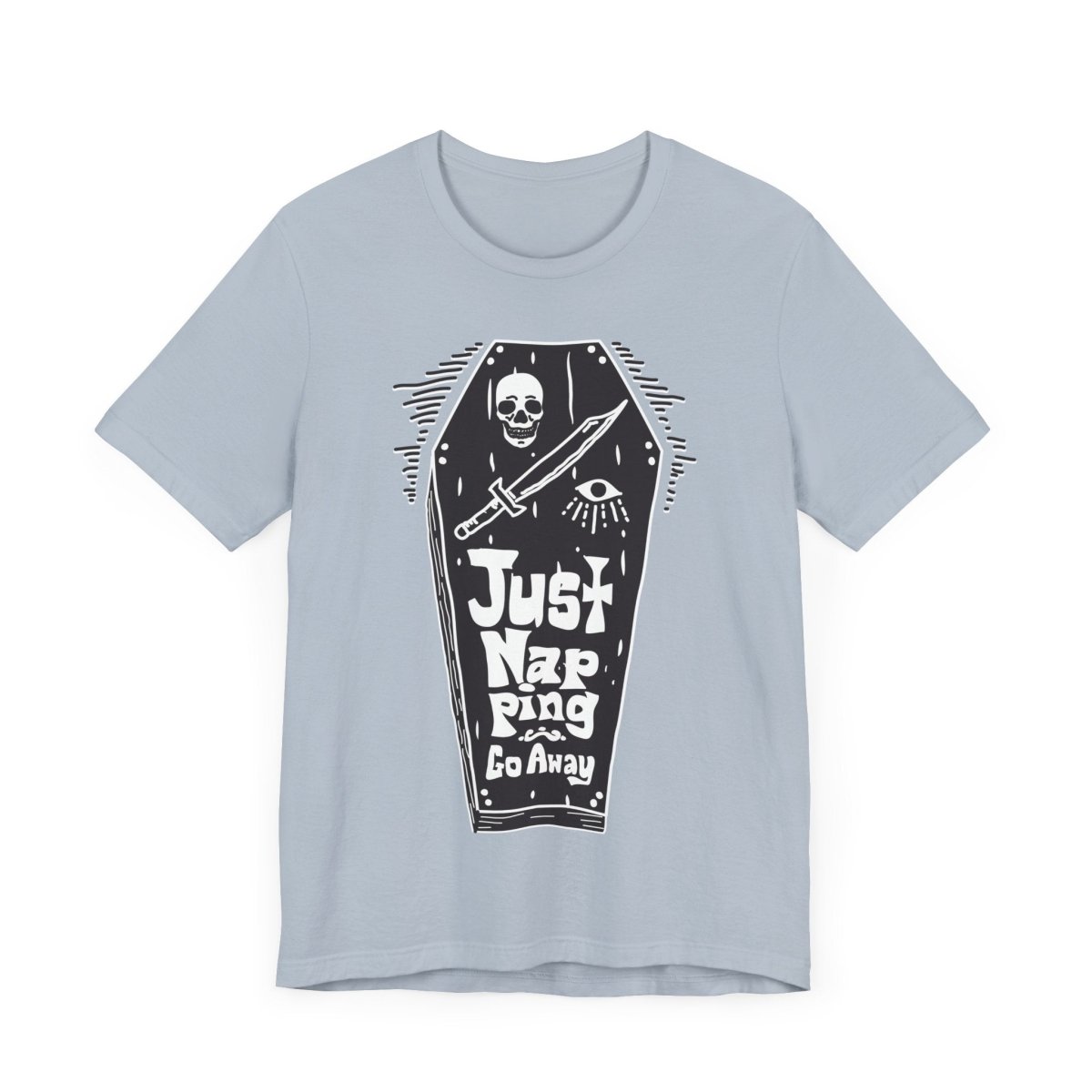 Napping Coffin Premium T-Shirt, Funny Gothic Gift