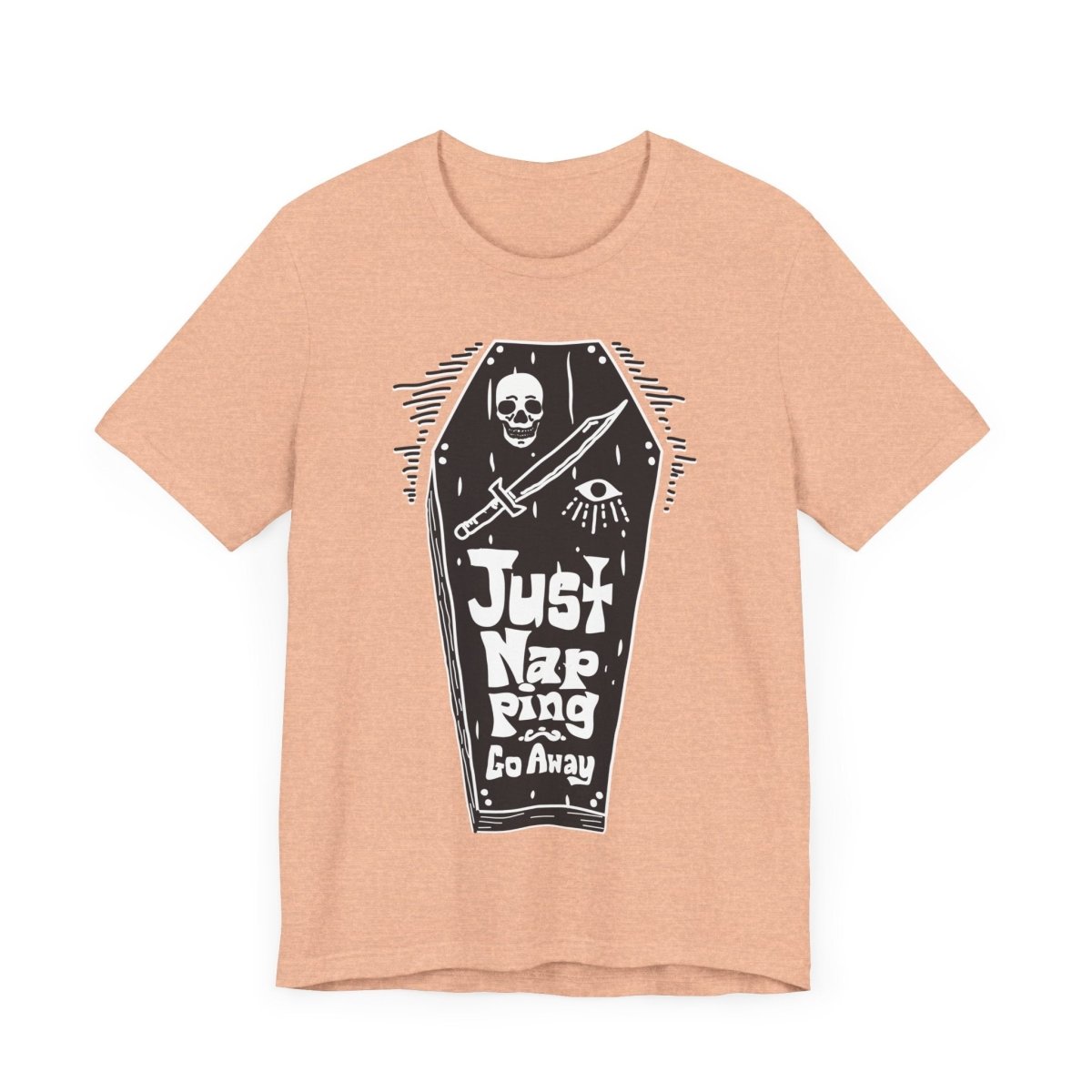Napping Coffin Premium T-Shirt, Funny Gothic Gift