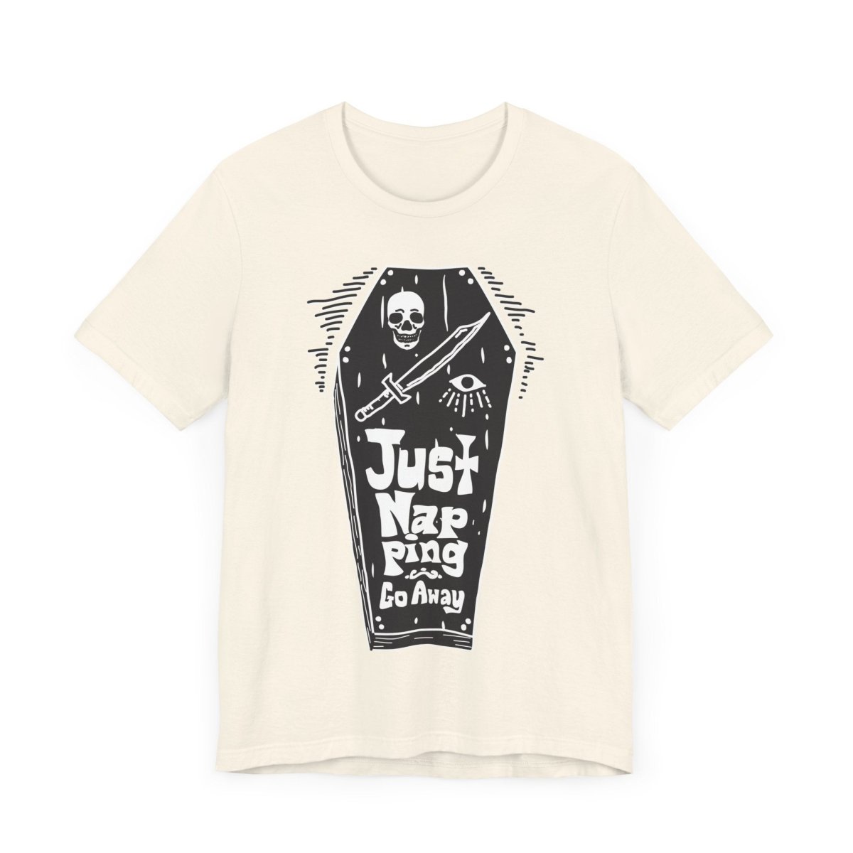 Napping Coffin Premium T-Shirt, Funny Gothic Gift