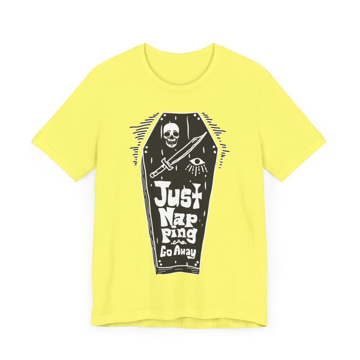 Napping Coffin Premium T-Shirt, Funny Gothic Gift