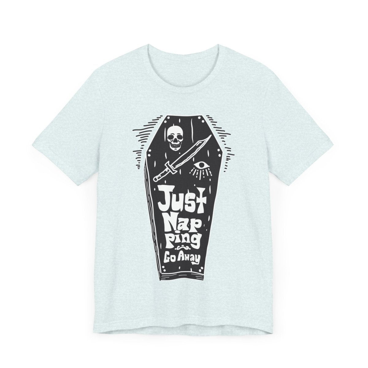 Napping Coffin Premium T-Shirt, Funny Gothic Gift