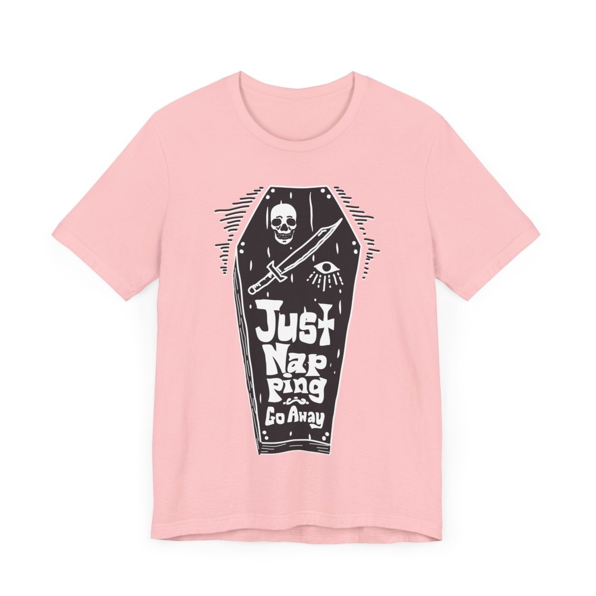 Napping Coffin Premium T-Shirt, Funny Gothic Gift
