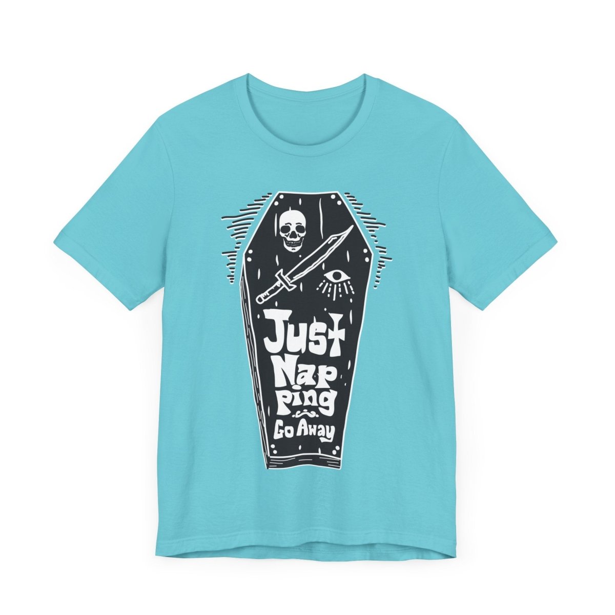 Napping Coffin Premium T-Shirt, Funny Gothic Gift