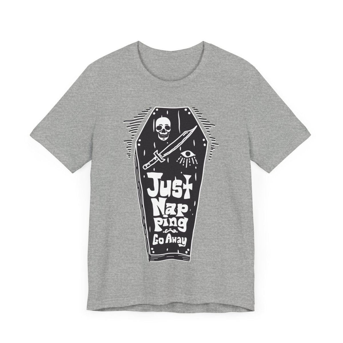 Napping Coffin Premium T-Shirt, Funny Gothic Gift