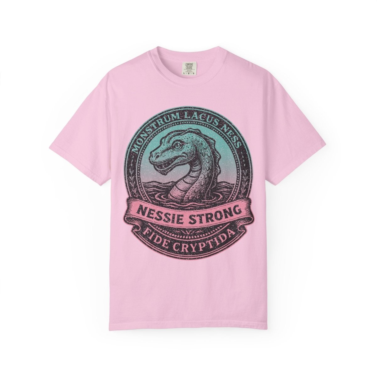 Nessie Strong Mysterious Clever Elusive Enduring Comfort Colors Relaxed Fit Soft Tee, Loch Ness Monster