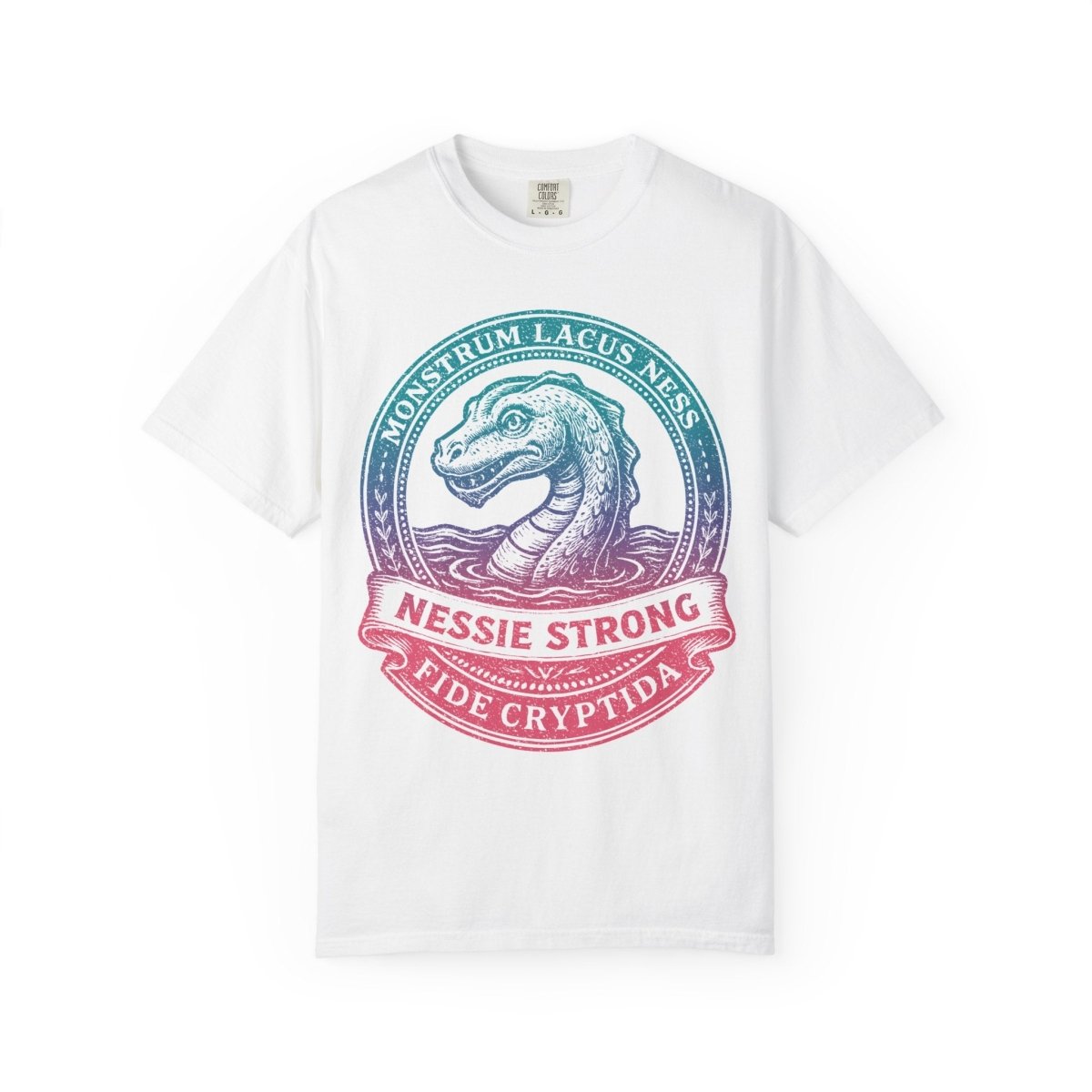 Nessie Strong Mysterious Clever Elusive Enduring Comfort Colors Relaxed Fit Soft Tee, Loch Ness Monster