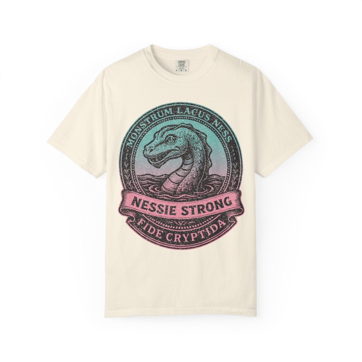 Nessie Strong Mysterious Clever Elusive Enduring Comfort Colors Relaxed Fit Soft Tee, Loch Ness Monster
