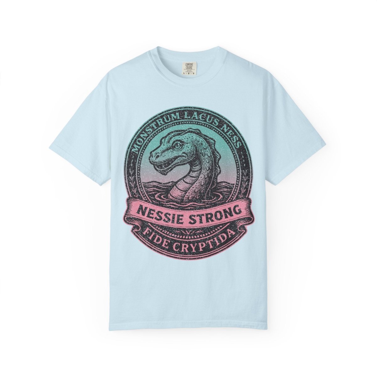 Nessie Strong Mysterious Clever Elusive Enduring Comfort Colors Relaxed Fit Soft Tee, Loch Ness Monster