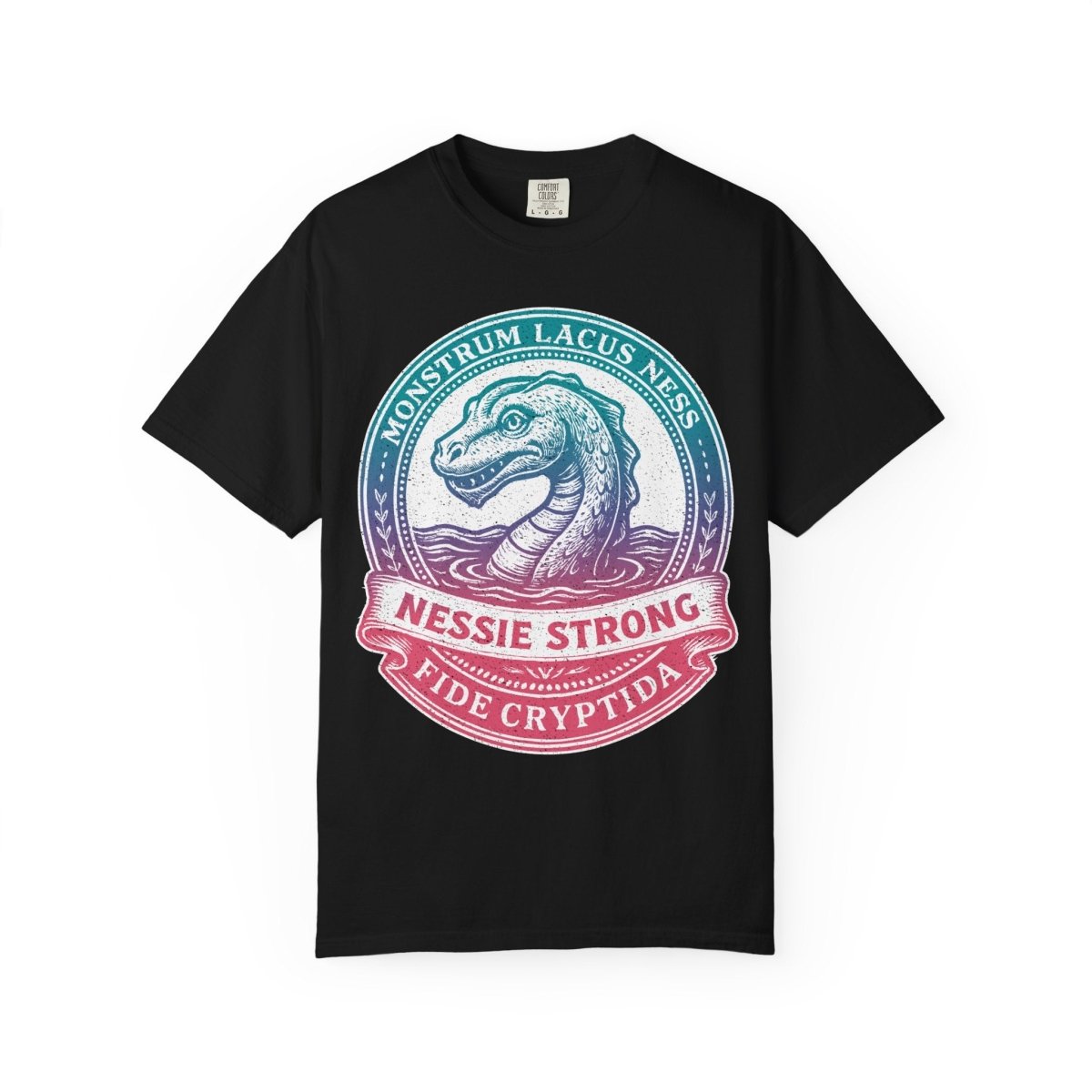 Nessie Strong Mysterious Clever Elusive Enduring Comfort Colors Relaxed Fit Soft Tee, Loch Ness Monster