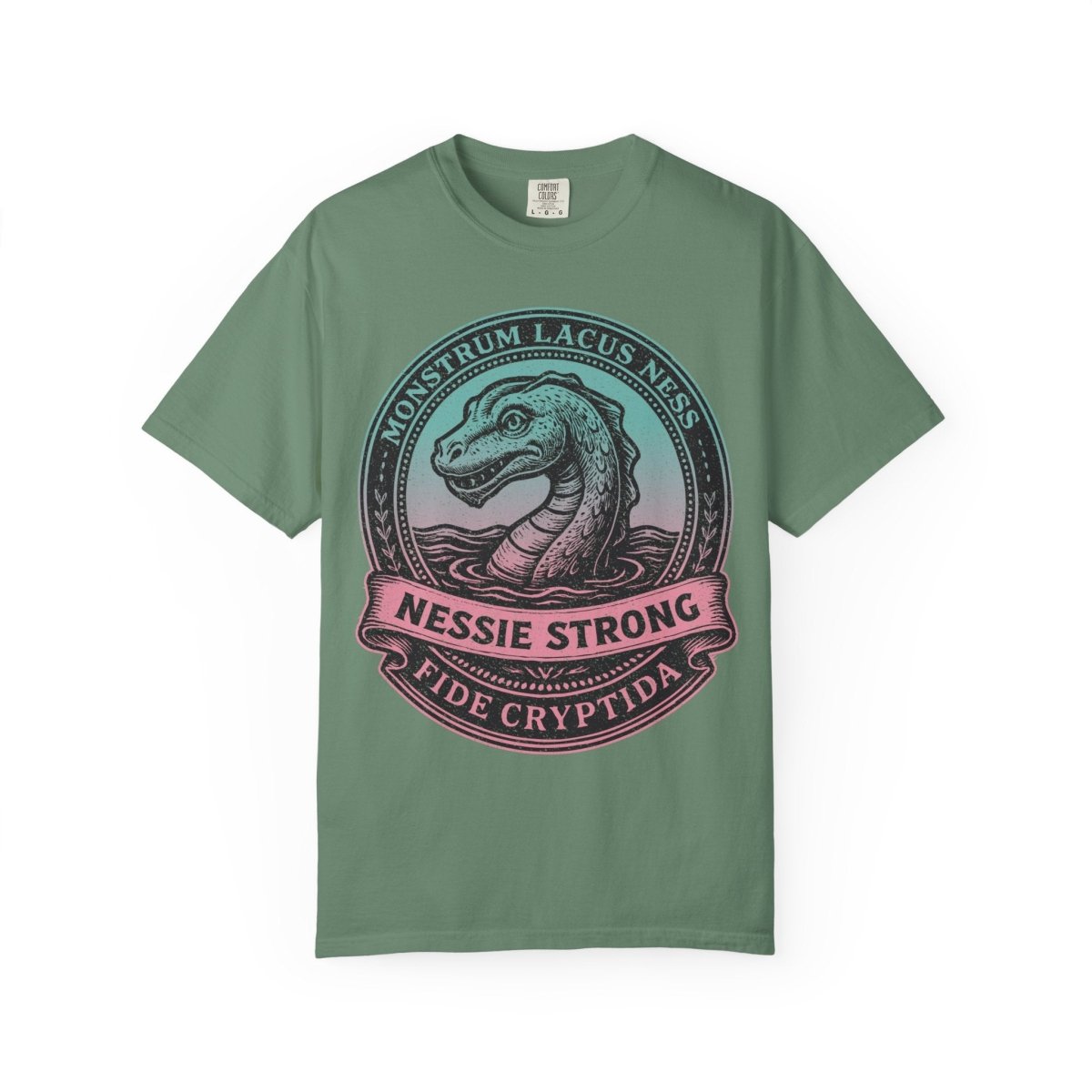 Nessie Strong Mysterious Clever Elusive Enduring Comfort Colors Relaxed Fit Soft Tee, Loch Ness Monster