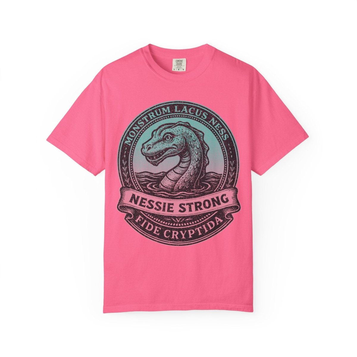 Nessie Strong Mysterious Clever Elusive Enduring Comfort Colors Relaxed Fit Soft Tee, Loch Ness Monster