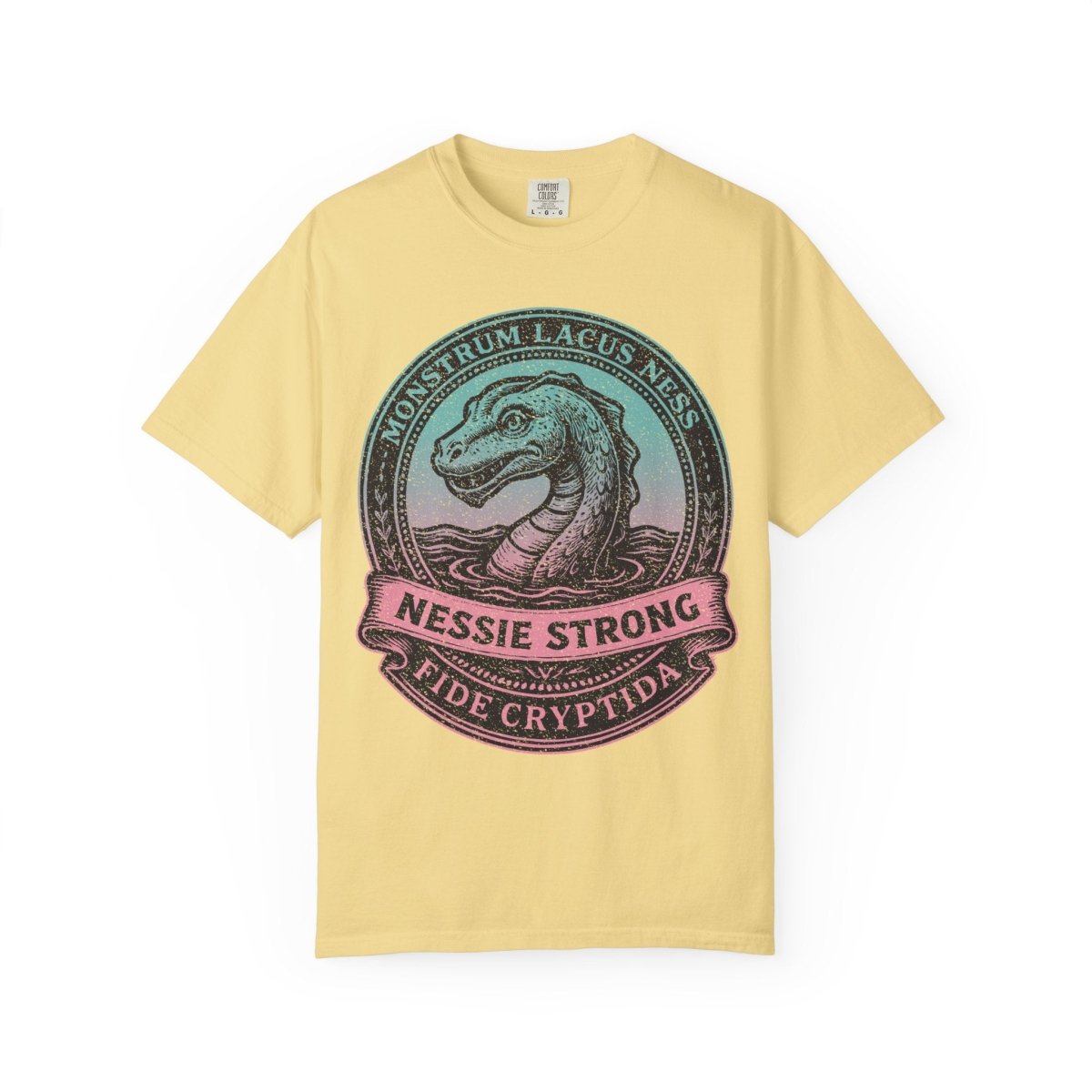 Nessie Strong Mysterious Clever Elusive Enduring Comfort Colors Relaxed Fit Soft Tee, Loch Ness Monster