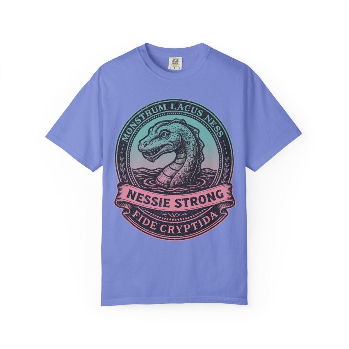 Nessie Strong Mysterious Clever Elusive Enduring Comfort Colors Relaxed Fit Soft Tee, Loch Ness Monster
