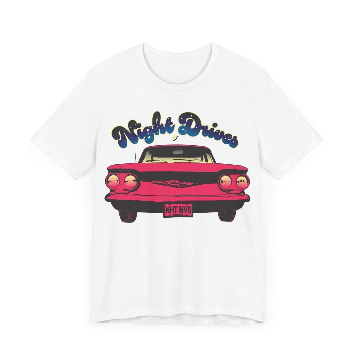 Night Drives Premium T-Shirt, Summer, First Love, Classic Car