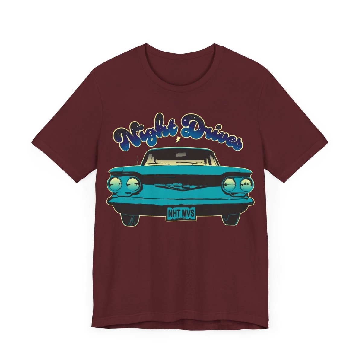 Night Drives Premium T-Shirt, Summer, First Love, Classic Car