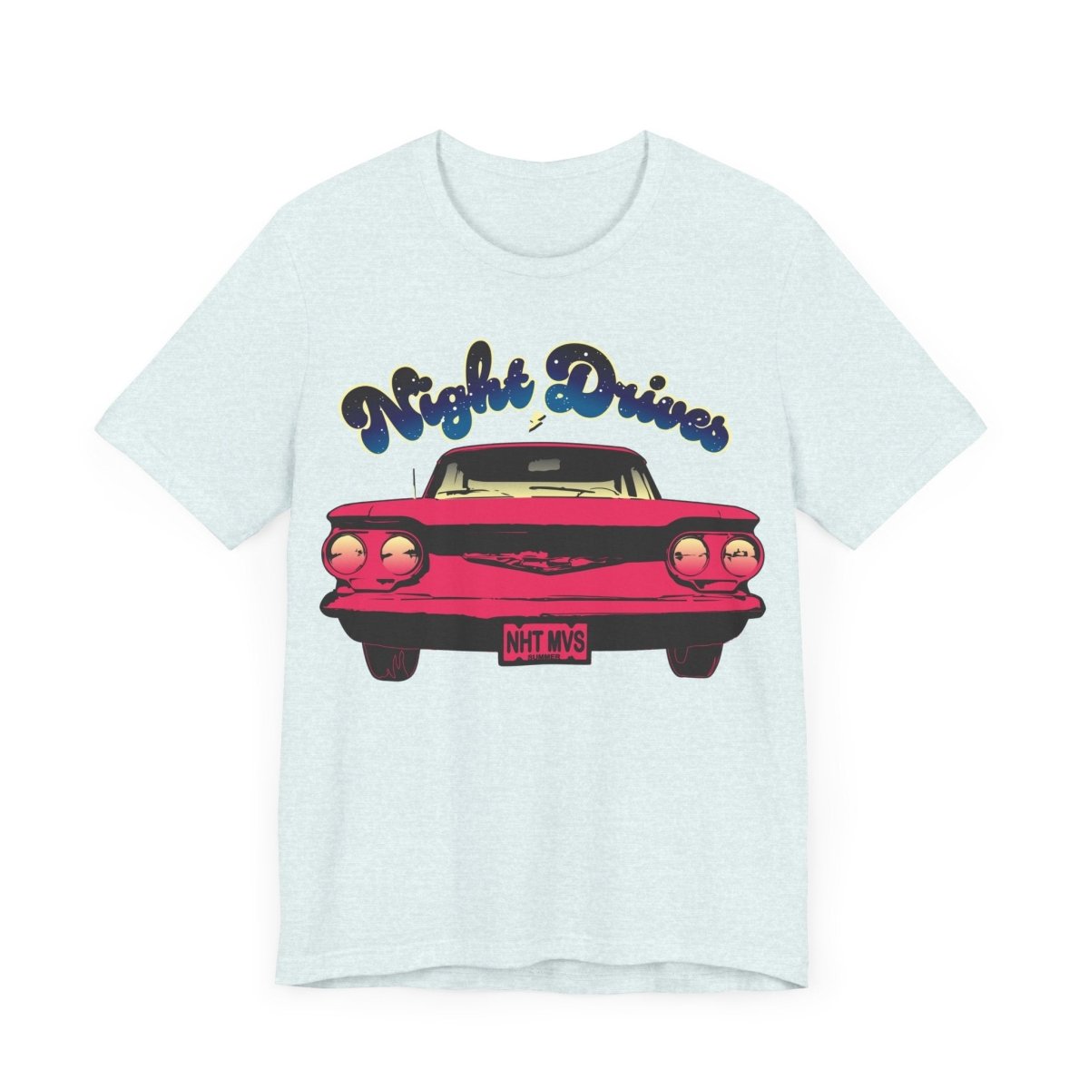 Night Drives Premium T-Shirt, Summer, First Love, Classic Car