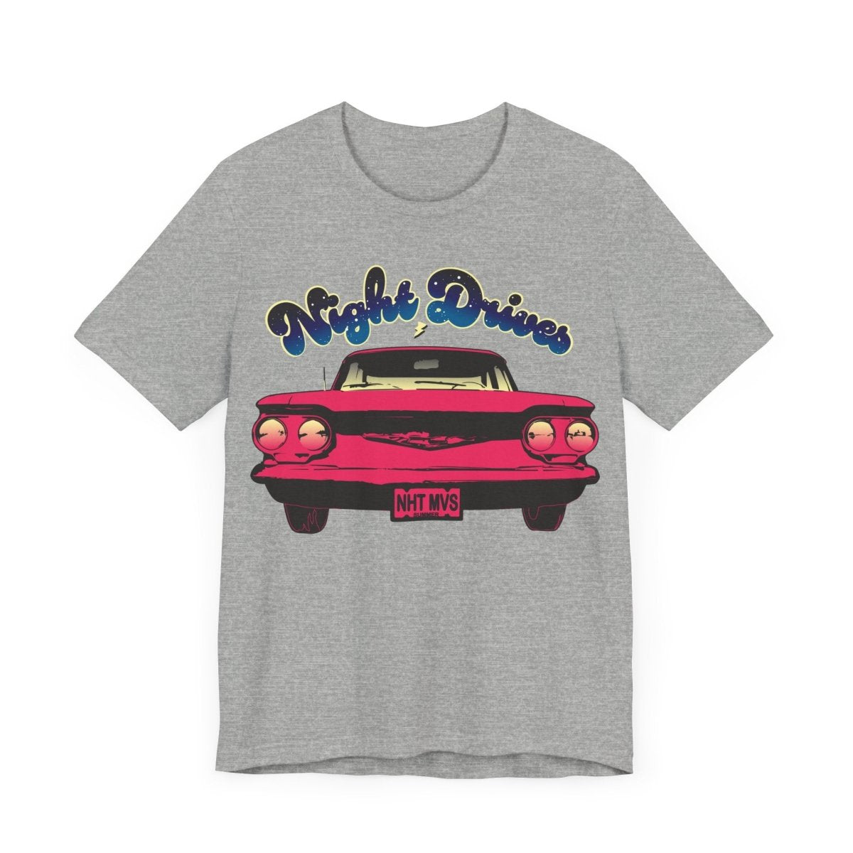 Night Drives Premium T-Shirt, Summer, First Love, Classic Car