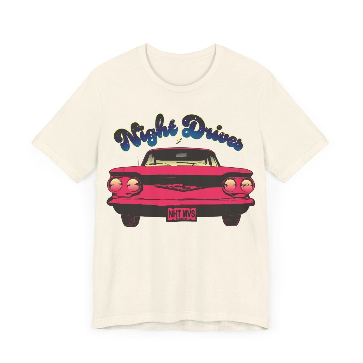 Night Drives Premium T-Shirt, Summer, First Love, Classic Car