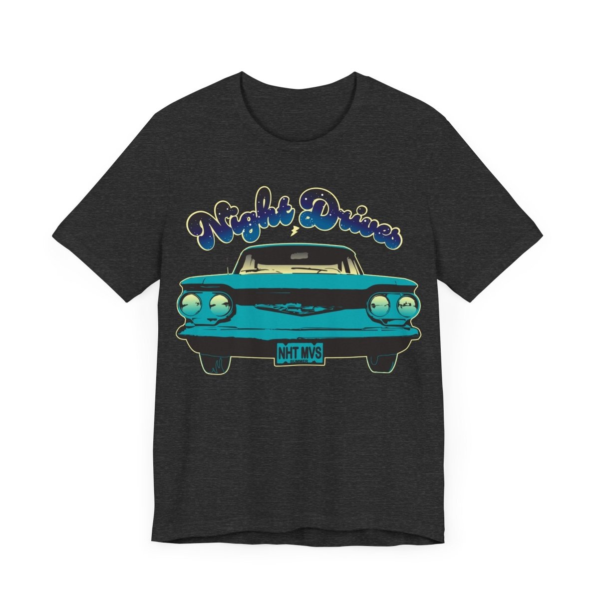 Night Drives Premium T-Shirt, Summer, First Love, Classic Car