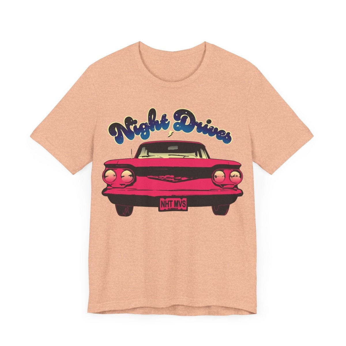 Night Drives Premium T-Shirt, Summer, First Love, Classic Car