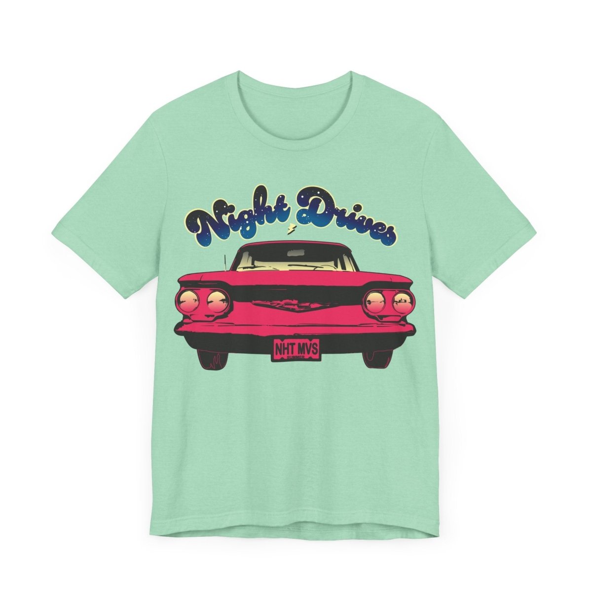 Night Drives Premium T-Shirt, Summer, First Love, Classic Car