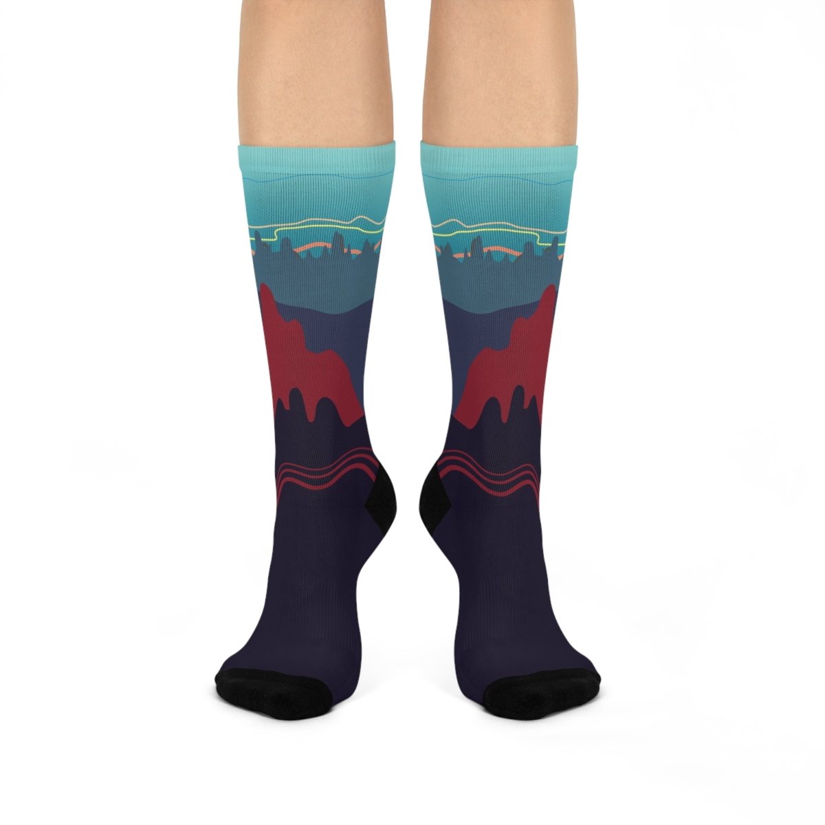 Night Wandering Dream Gift Cushioned Crew Socks