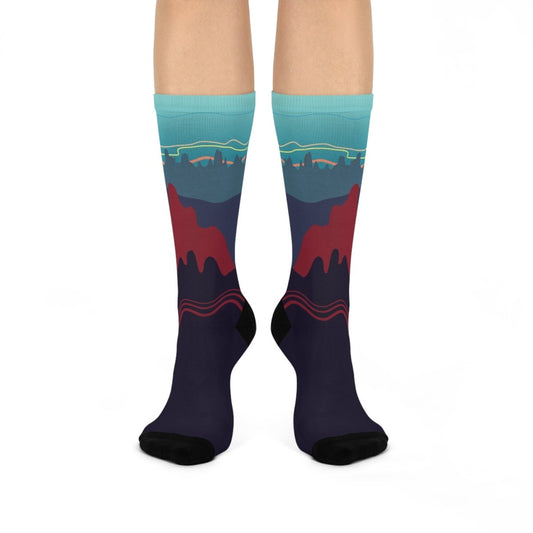Night Wandering Dream Gift Cushioned Crew Socks