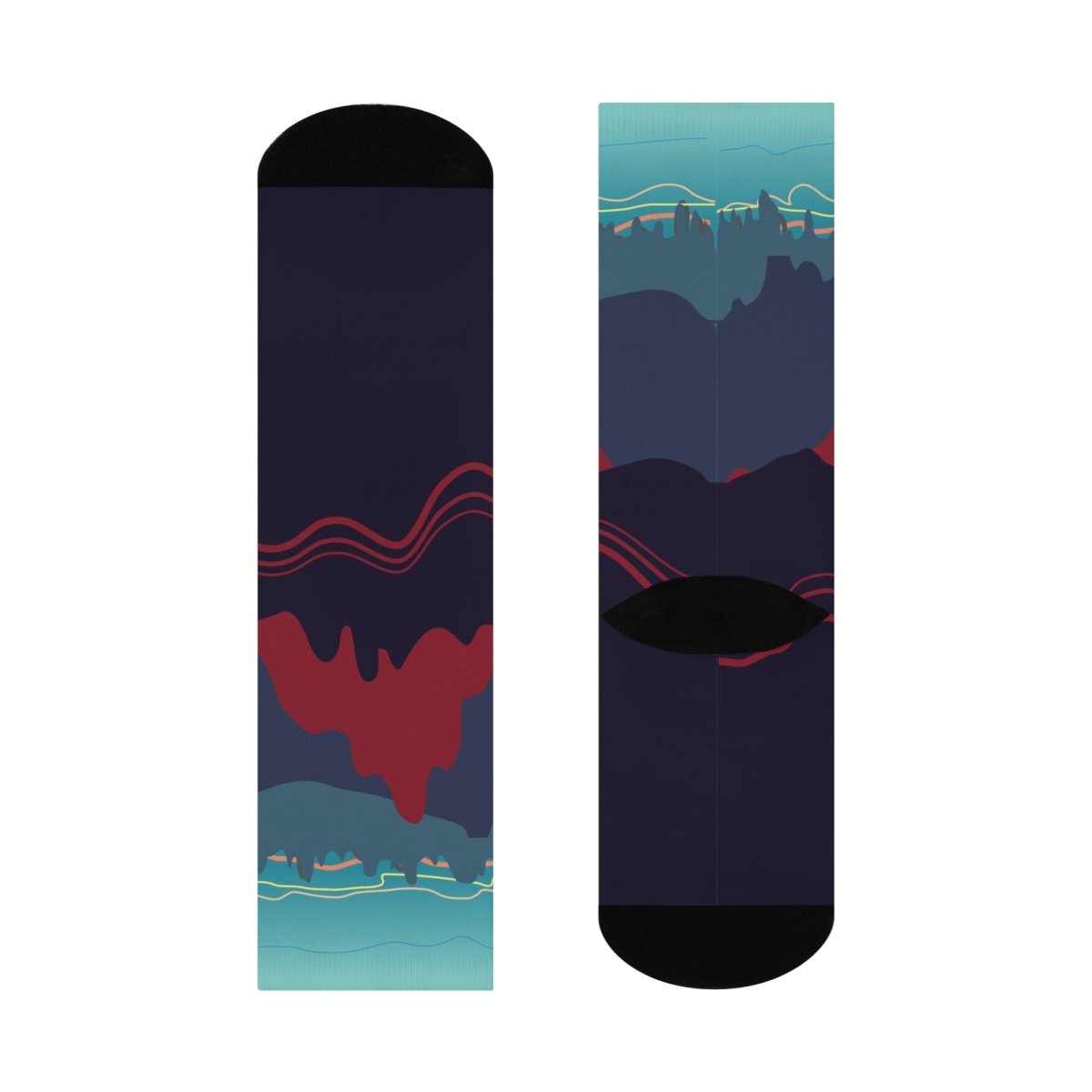 Night Wandering Dream Gift Cushioned Crew Socks