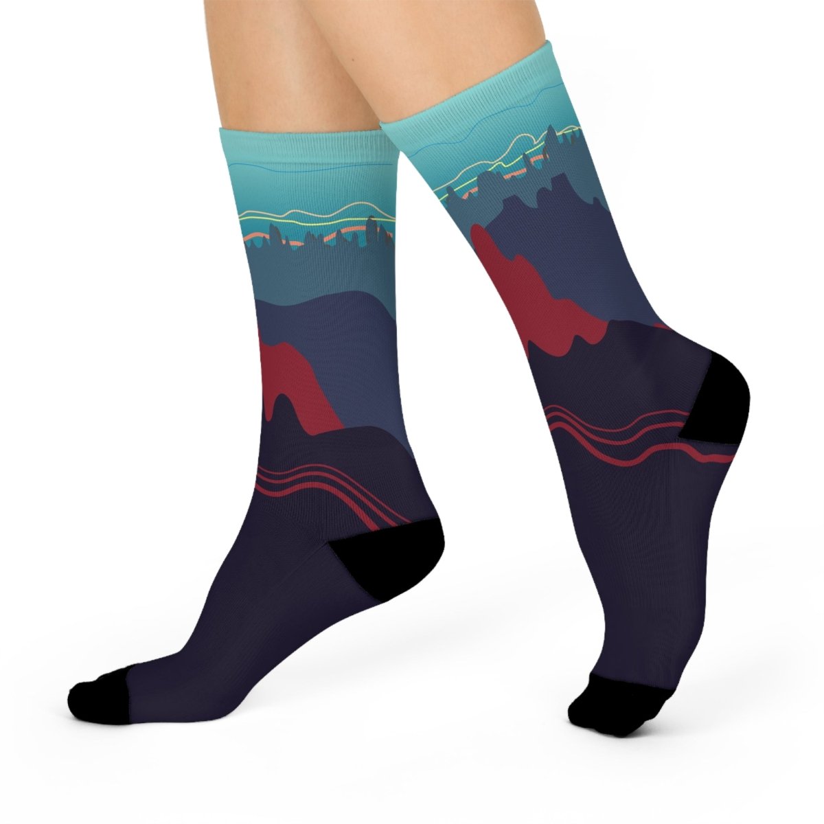 Night Wandering Dream Gift Cushioned Crew Socks