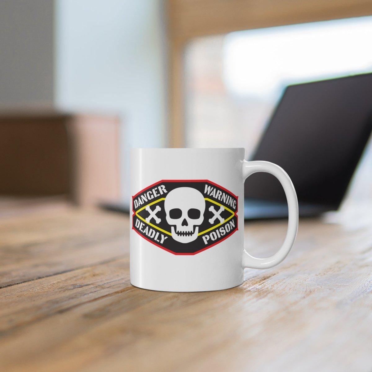 Office Gift Poison Warning Label Funny Mug