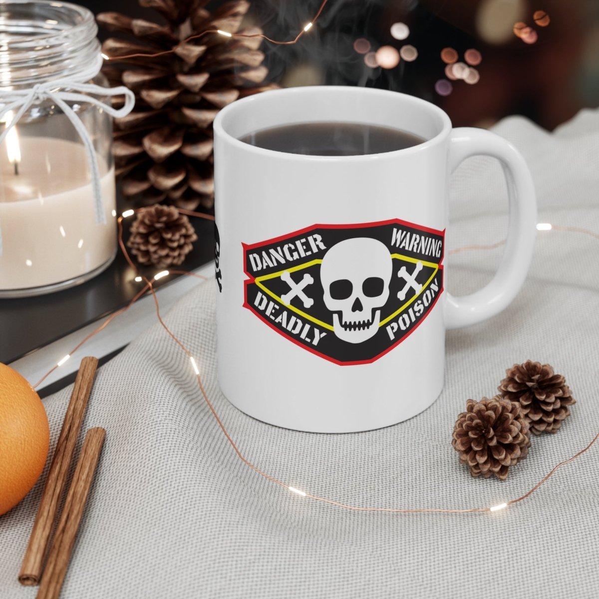 Office Gift Poison Warning Label Funny Mug