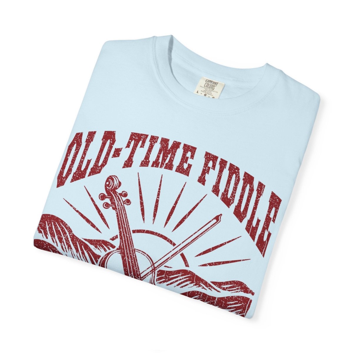Old Time Fiddle Roots Music Appalachia Comfort Colors Relaxed Fit Tee, Bluegrass Country Influence