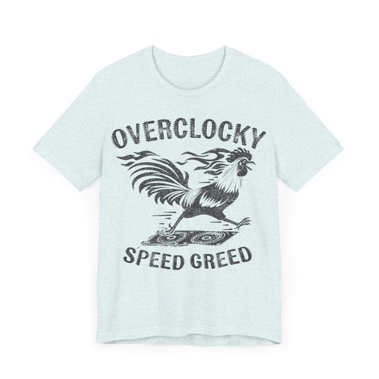 Overclocky Speed Greed Premium T-Shirt, Oerclock, Gamer, Coder, Computer Science Gift