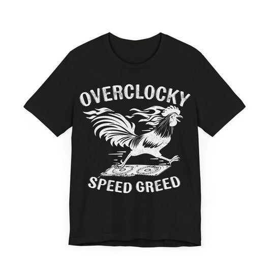 Overclocky Speed Greed Premium T-Shirt, Oerclock, Gamer, Coder, Computer Science Gift