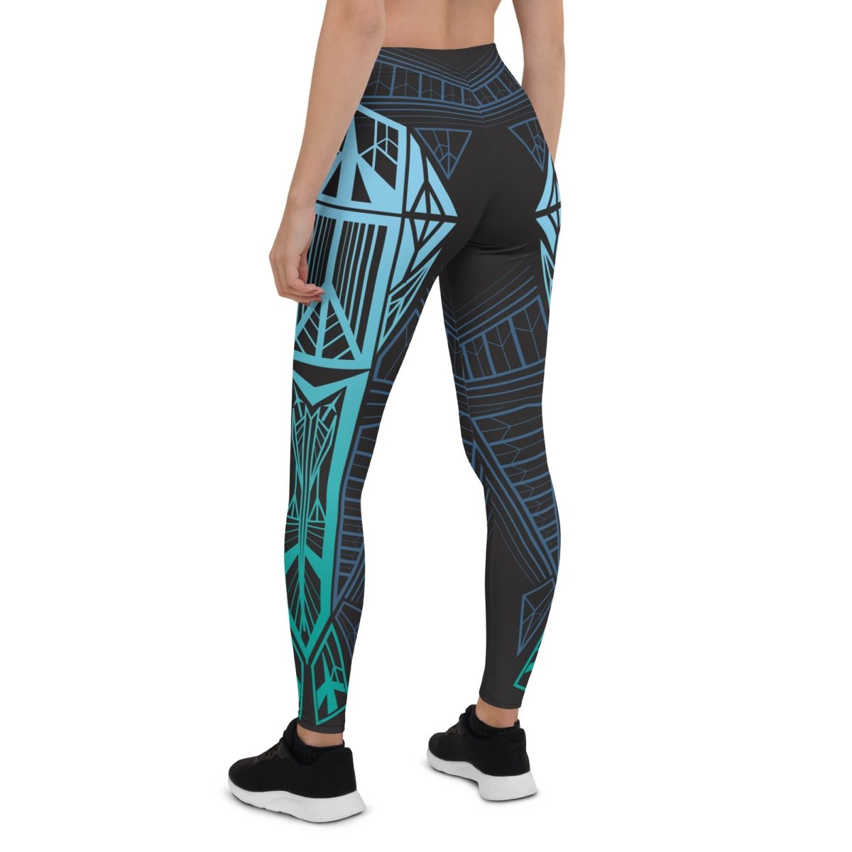 Peacewise Premium Leggings, geometric peace symbol athletic leggings