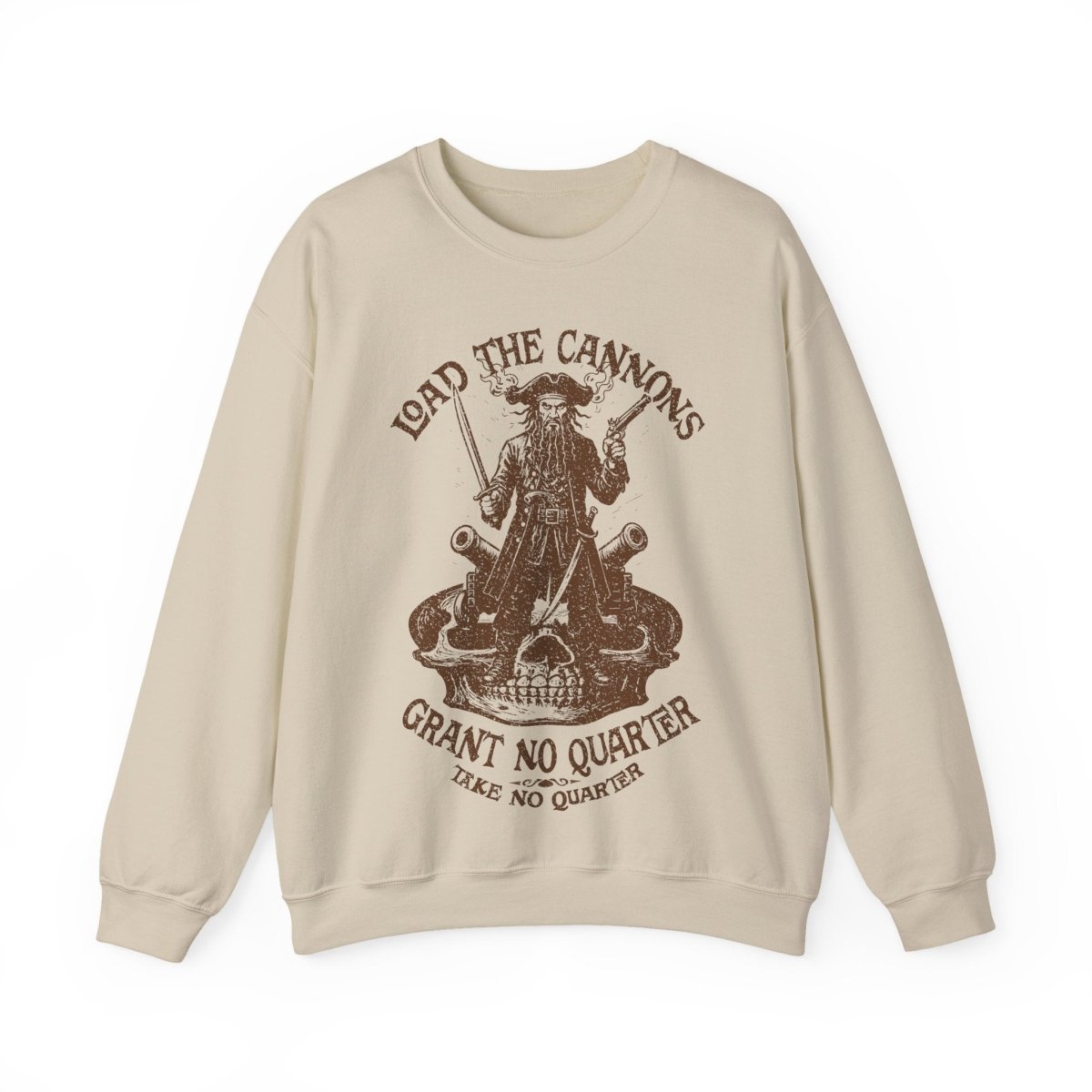 Pirate Action Blackbeard's Cannons Fleece Sweatshirt