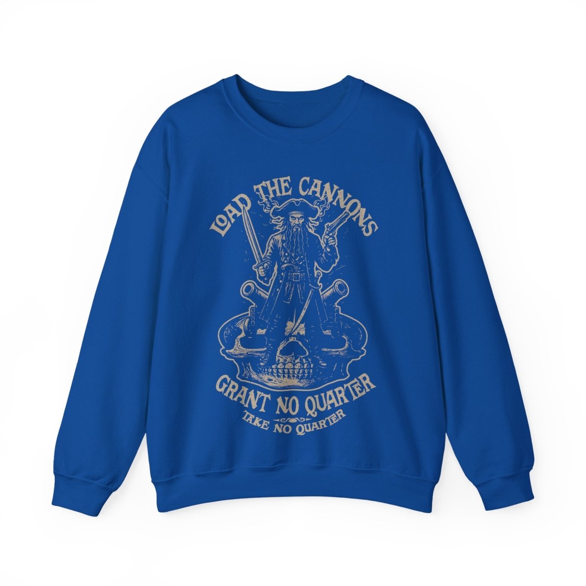 Pirate Action Blackbeard's Cannons Fleece Sweatshirt