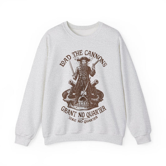 Pirate Action Blackbeard's Cannons Fleece Sweatshirt
