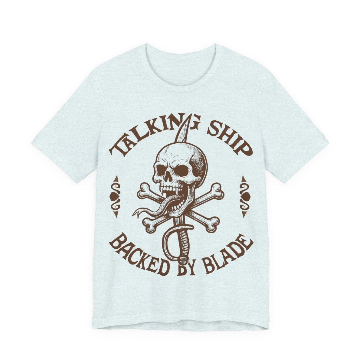 Pirate Action Motto Premium T-Shirt, Ready Blade, Vintage Style Graphic Tee