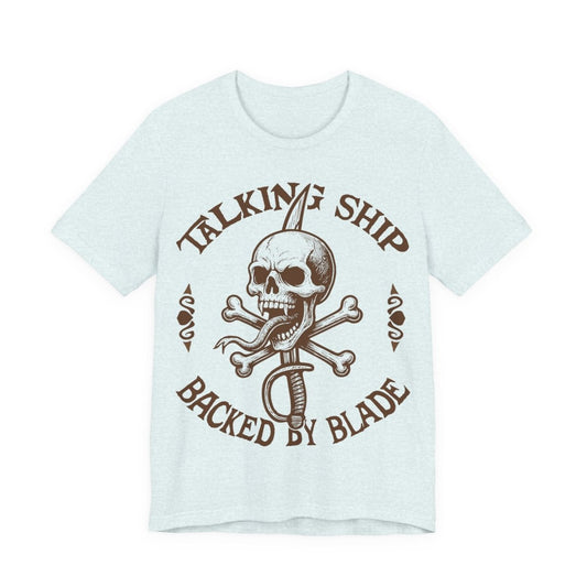 Pirate Action Motto Premium T-Shirt, Ready Blade, Vintage Style Graphic Tee